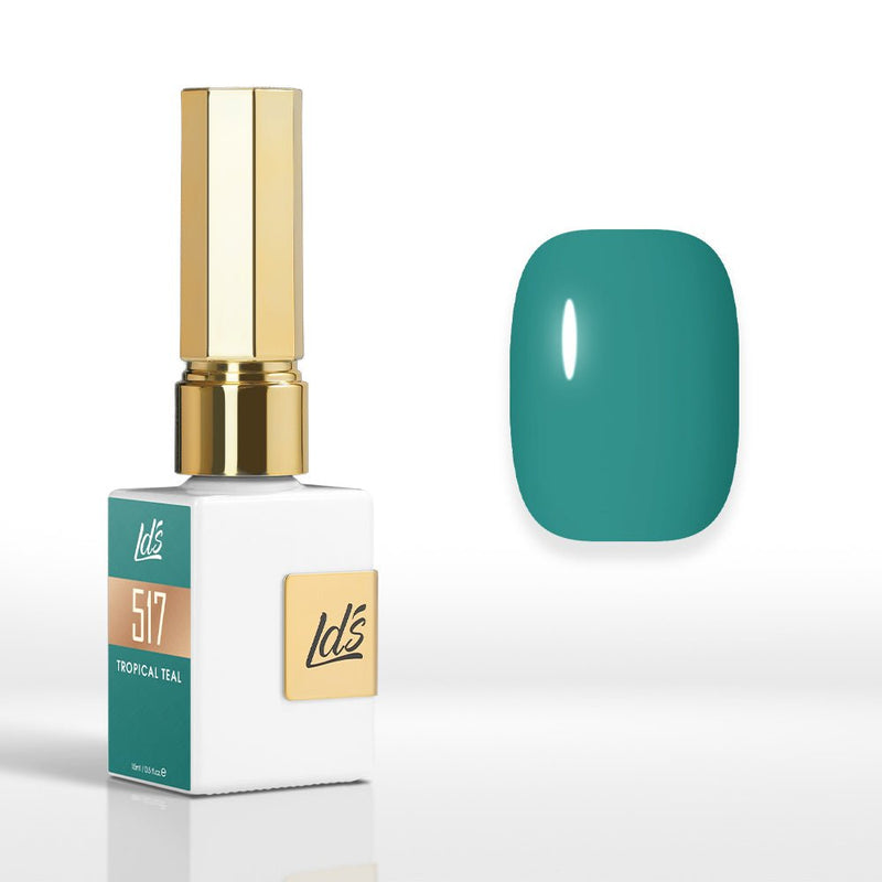 LDS Color Craze Gel Nail Polish - 517 Tropical Teal - 0.5oz - DTK Nail Supply