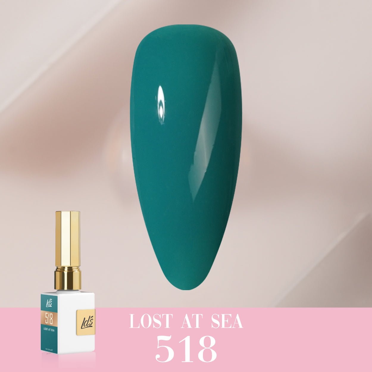 LDS Color Craze Gel Nail Polish - 518 Lost at Sea - 0.5oz - DTK Nail Supply