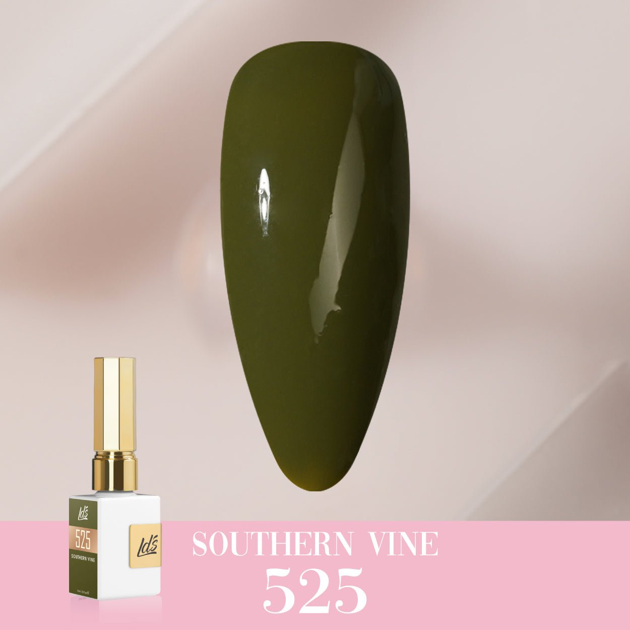 LDS Color Craze Gel Nail Polish - 525 Southern Vine - 0.5oz - DTK Nail Supply