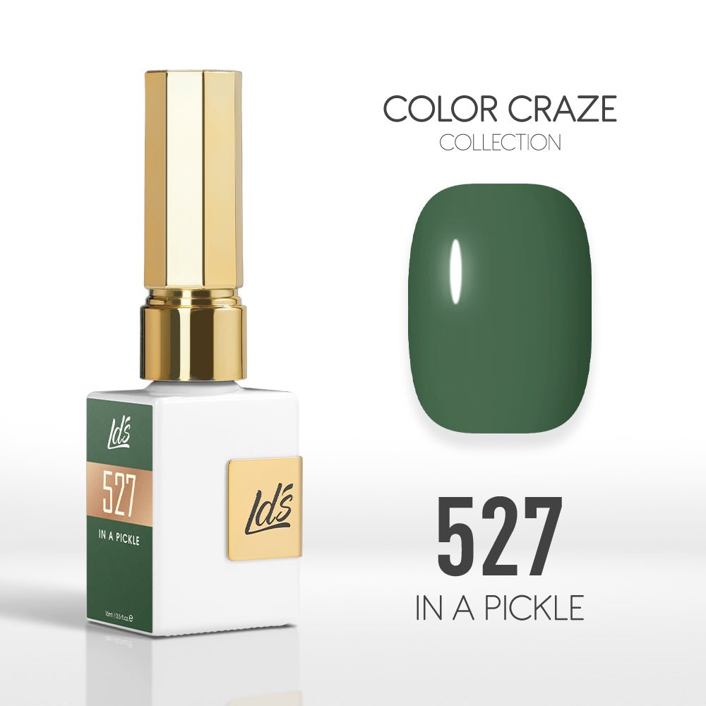LDS Color Craze Gel Nail Polish - 527 In a Pickle - 0.5oz - DTK Nail Supply
