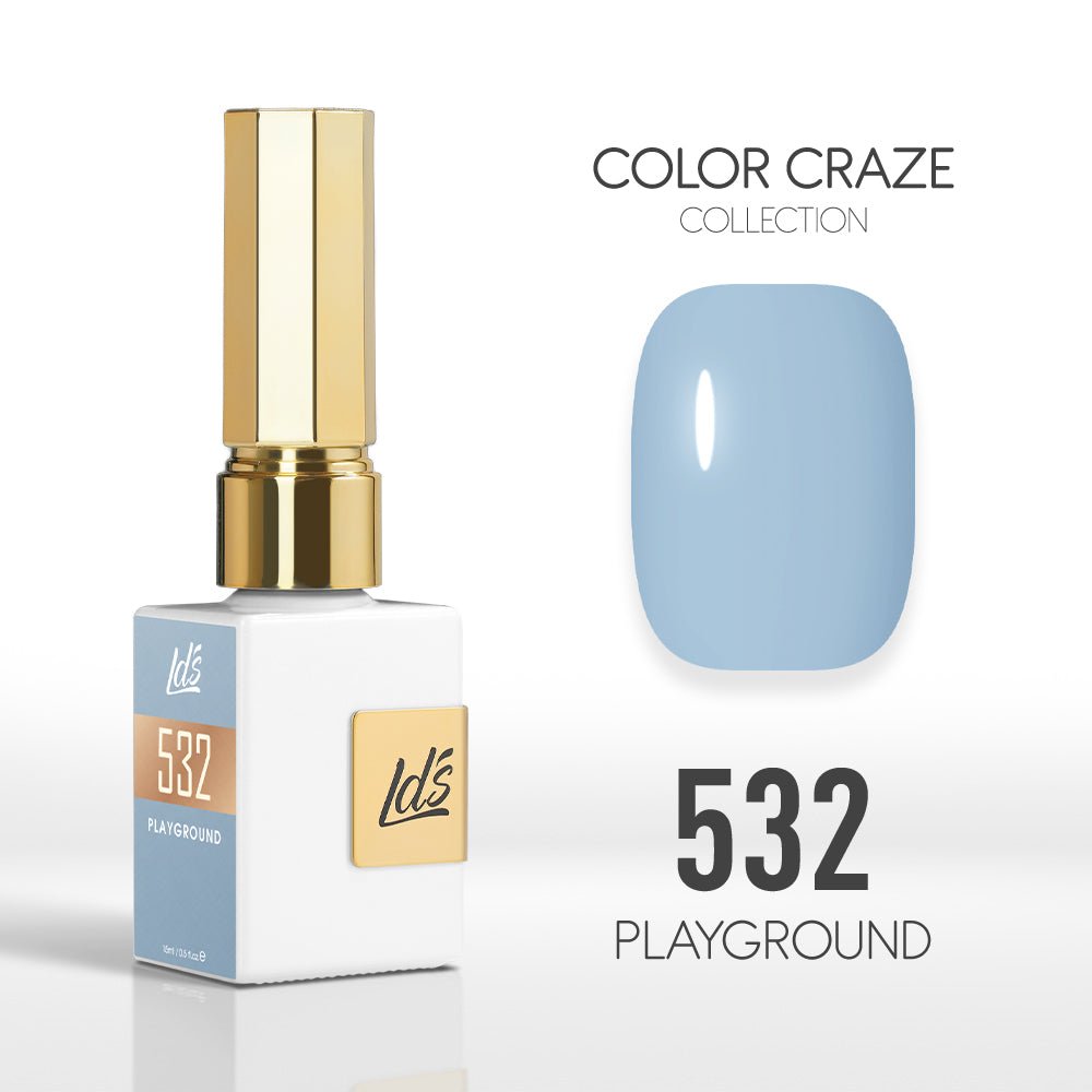 LDS Color Craze Gel Nail Polish - 532 Playground - 0.5oz - DTK Nail Supply