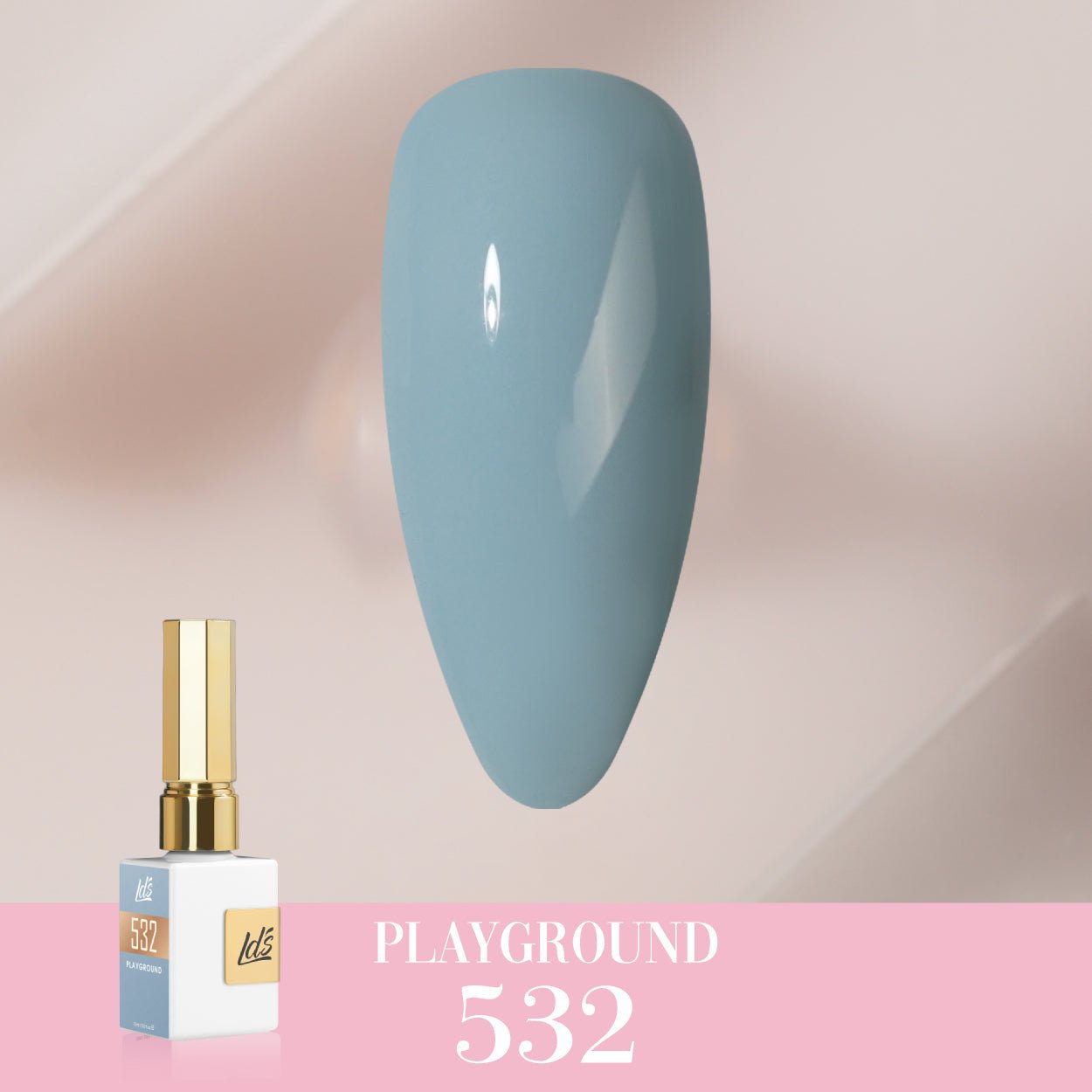 LDS Color Craze Gel Nail Polish - 532 Playground - 0.5oz - DTK Nail Supply