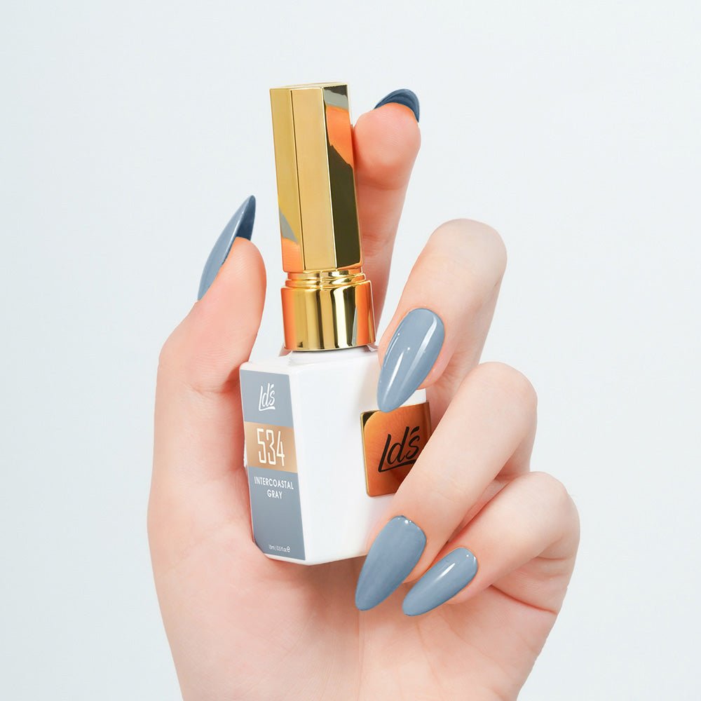 LDS Color Craze Gel Nail Polish - 534 Intercoastal Gray - 0.5oz - DTK Nail Supply