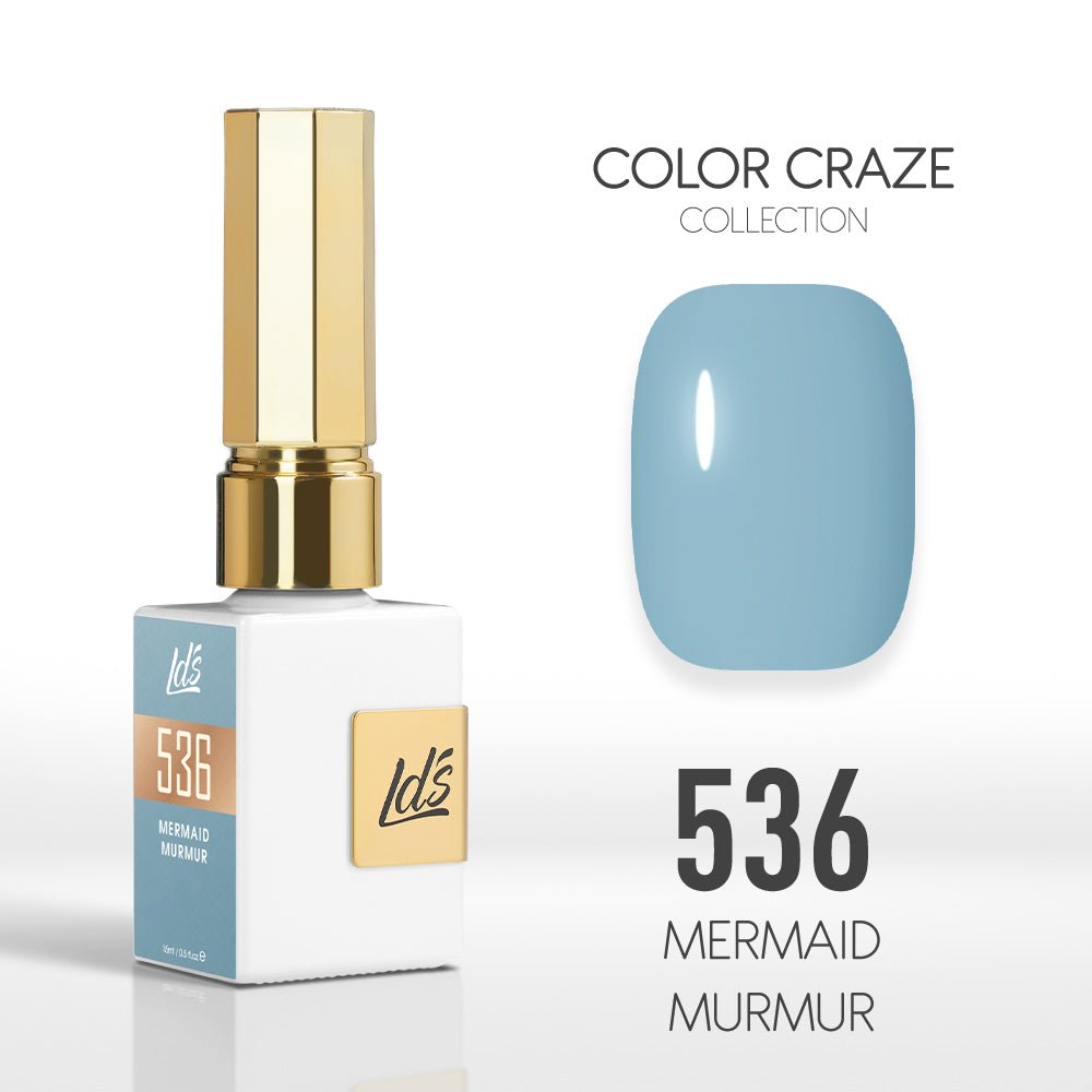LDS Color Craze Gel Nail Polish - 536 Mermaid Murmur - 0.5oz - DTK Nail Supply