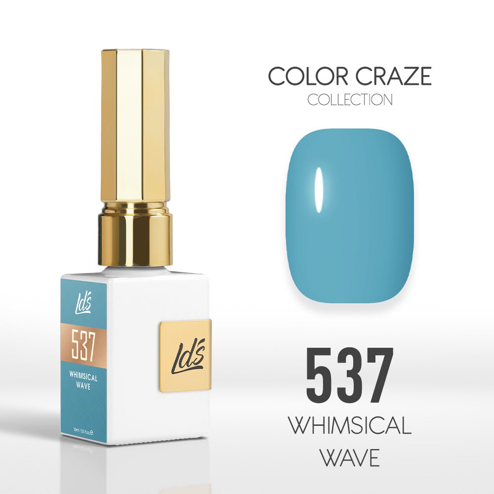 LDS Color Craze Gel Nail Polish - 537 Whimsical Wave - 0.5oz - DTK Nail Supply