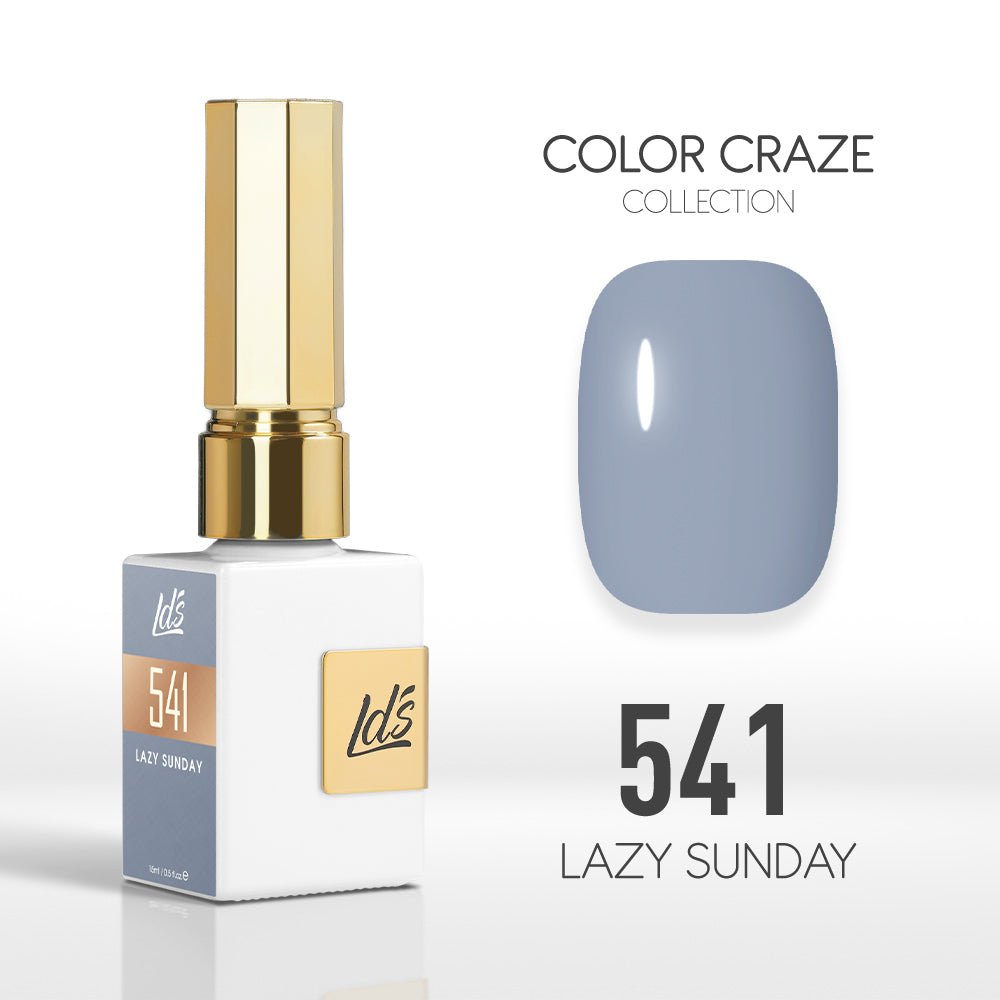 LDS Color Craze Gel Nail Polish - 541 Lazy Sunday - 0.5oz - DTK Nail Supply