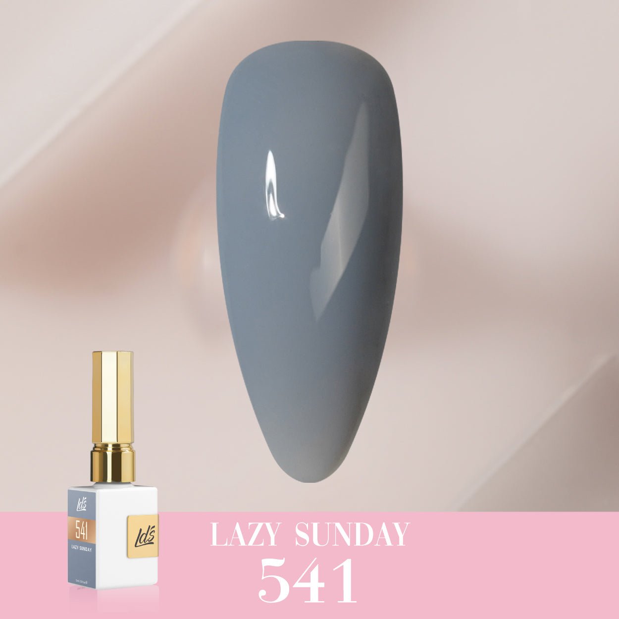 LDS Color Craze Gel Nail Polish - 541 Lazy Sunday - 0.5oz - DTK Nail Supply