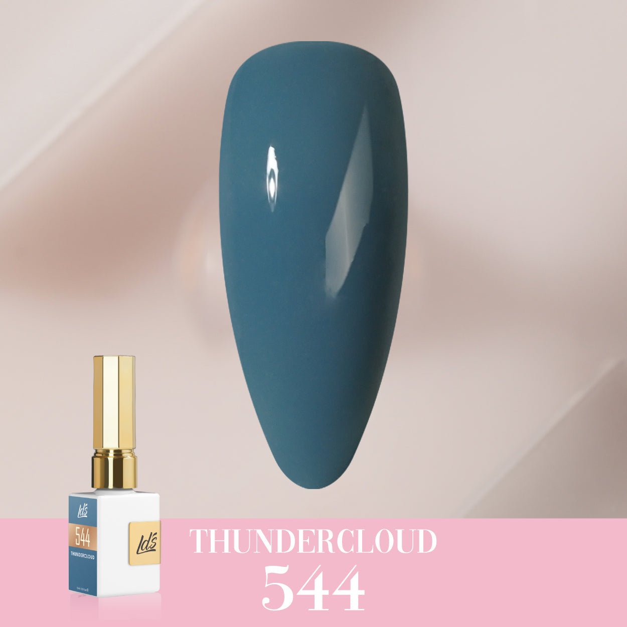 LDS Color Craze Gel Nail Polish - 544 Thundercloud - 0.5oz - DTK Nail Supply