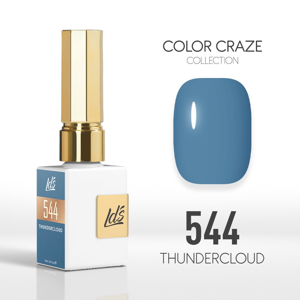 LDS Color Craze Gel Nail Polish - 544 Thundercloud - 0.5oz - DTK Nail Supply