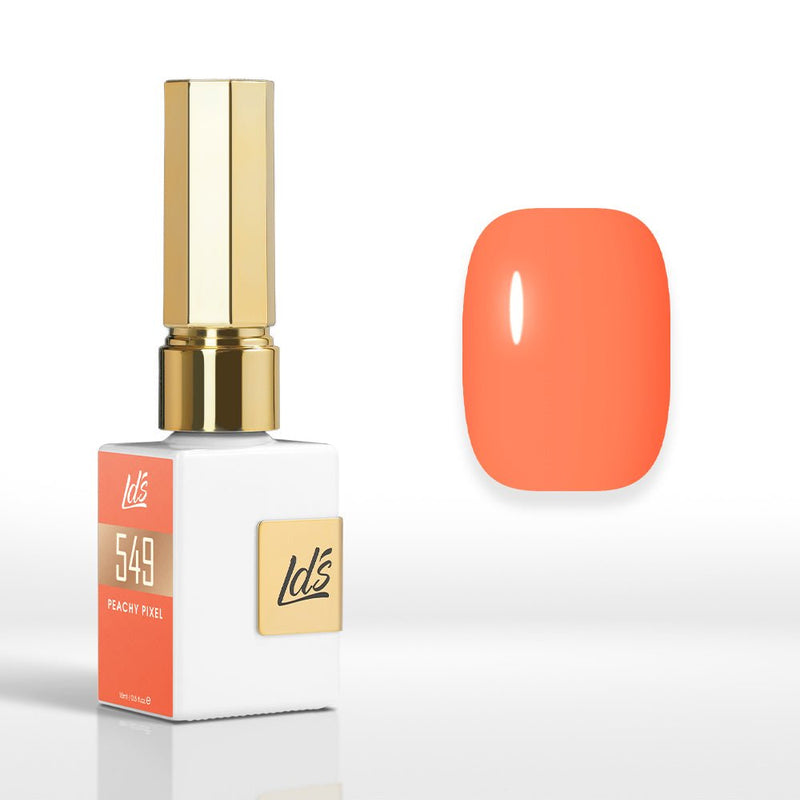 LDS Color Craze Gel Nail Polish - 549 Peachy Pixel - 0.5oz - DTK Nail Supply