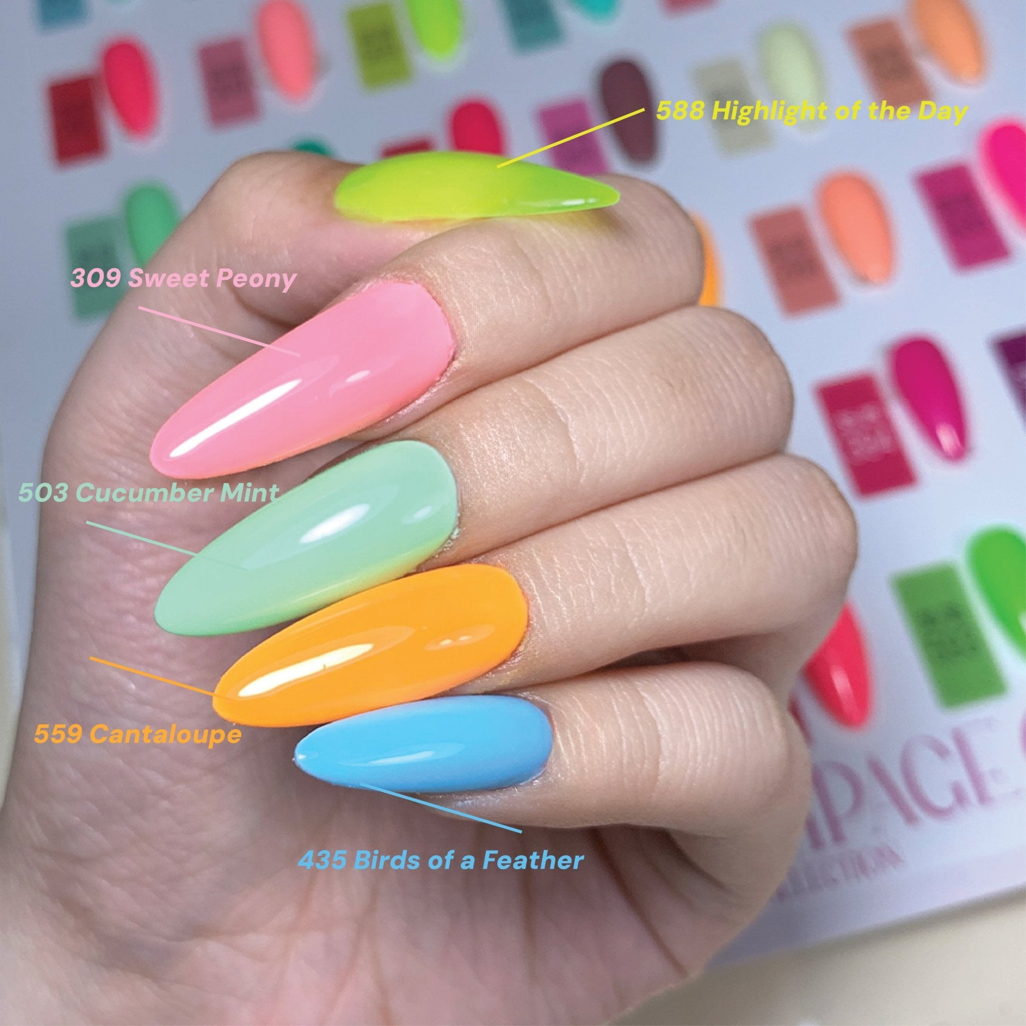 LDS Color Craze Gel Nail Polish - 559 Cantaloupe - 0.5oz - DTK Nail Supply