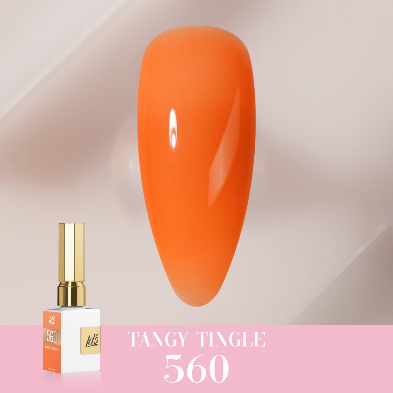 LDS Color Craze Gel Nail Polish - 560 Tangy Tingle - 0.5oz - DTK Nail Supply