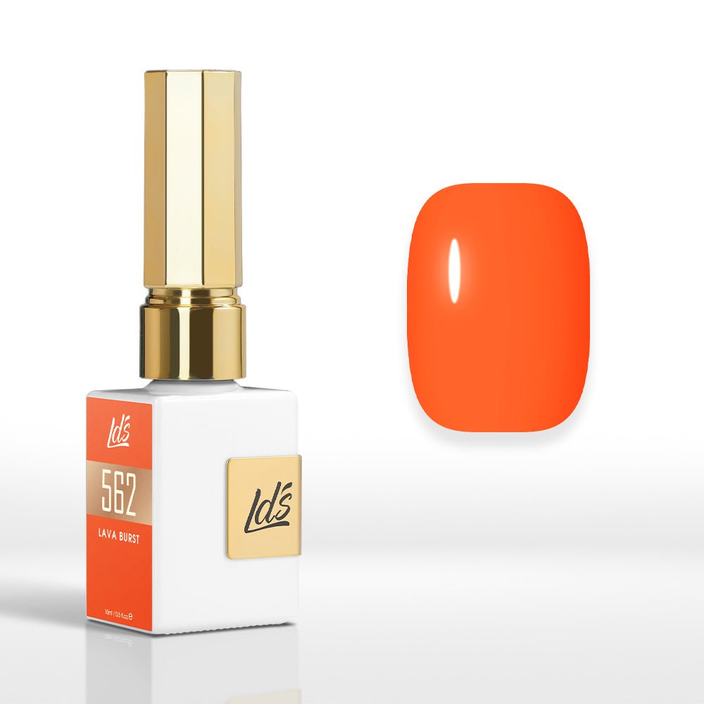 LDS Color Craze Gel Nail Polish - 562 Lava Burst - 0.5oz - DTK Nail Supply
