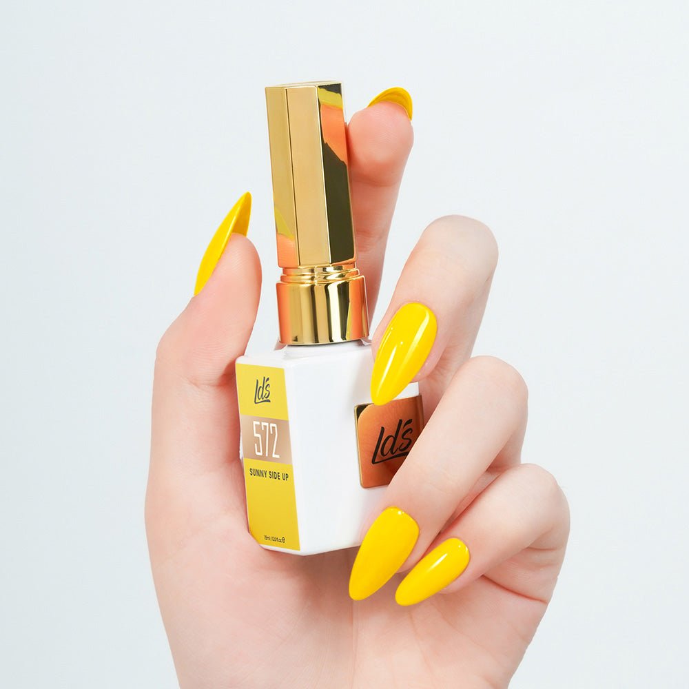 LDS Color Craze Gel Nail Polish - 572 Sunny Side Up - 0.5oz - DTK Nail Supply