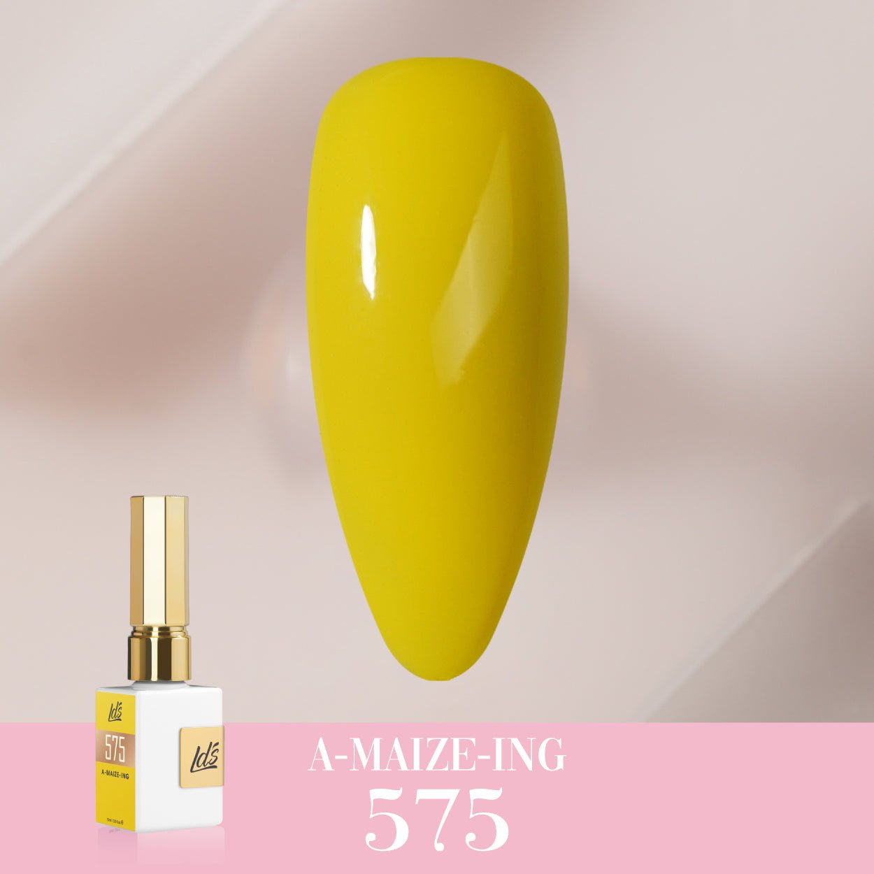 LDS Color Craze Gel Nail Polish - 575 A - Maize - ing - 0.5oz - DTK Nail Supply