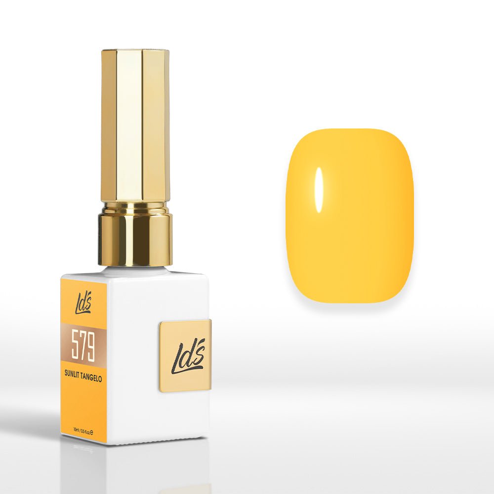 LDS Color Craze Gel Nail Polish - 579 Sunlit Tangelo - 0.5oz - DTK Nail Supply