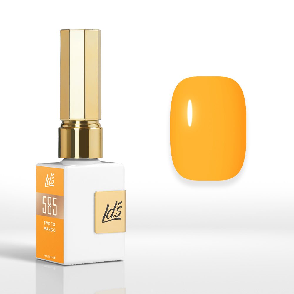 LDS Color Craze Gel Nail Polish - 585 Two to Mango - 0.5oz - DTK Nail Supply