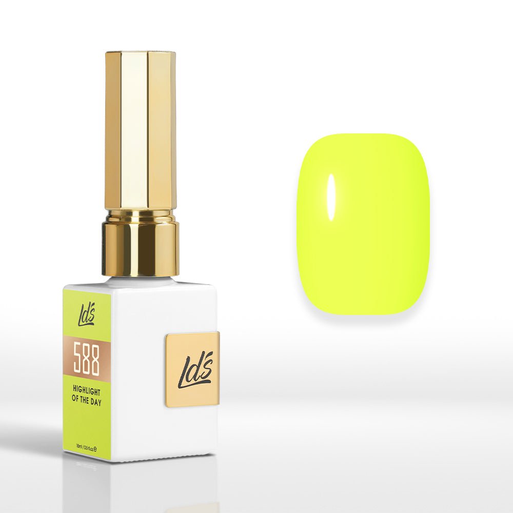 LDS Color Craze Gel Nail Polish - 588 Highlight of the Day - 0.5oz - DTK Nail Supply