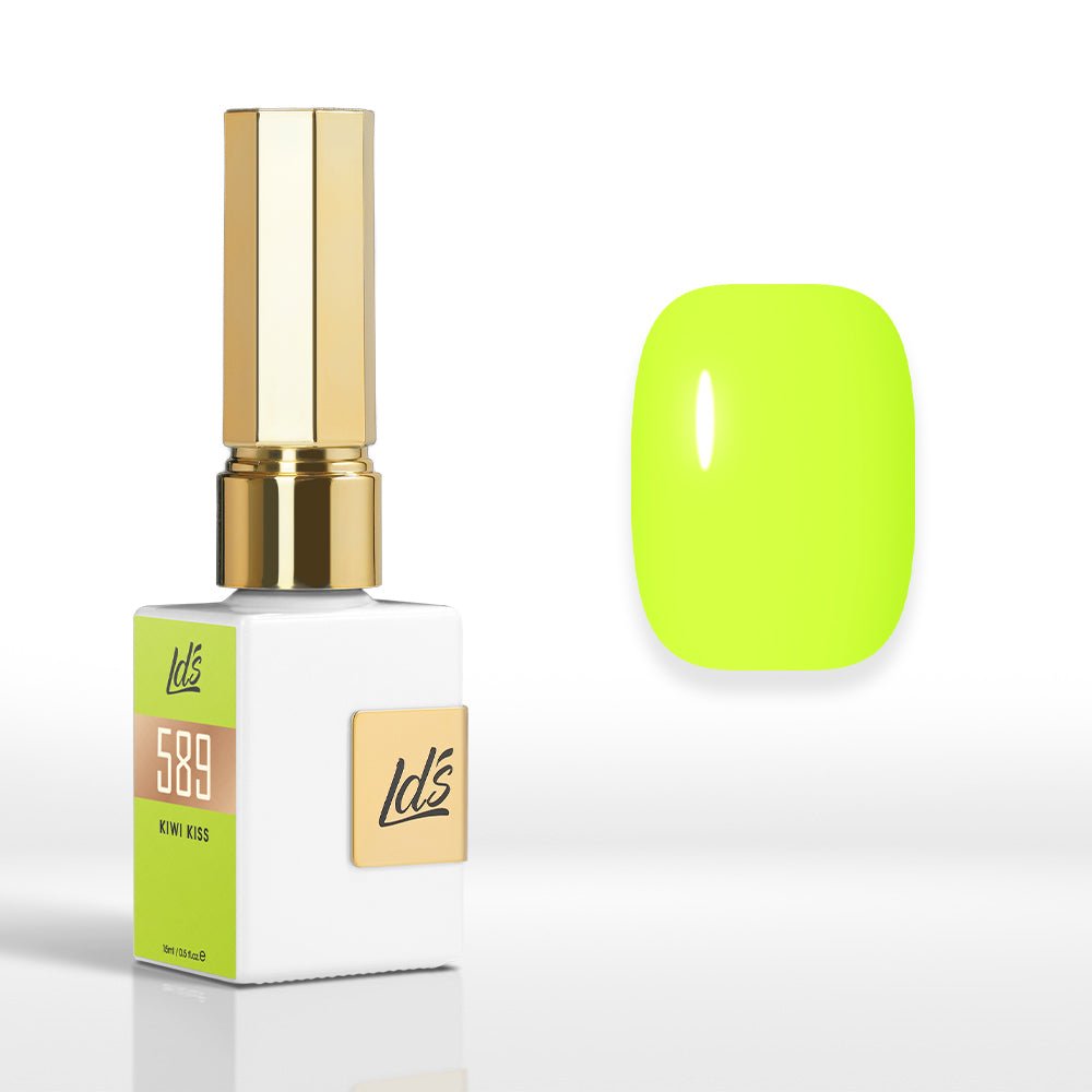 LDS Color Craze Gel Nail Polish - 589 Kiwi Kiss - 0.5oz - DTK Nail Supply