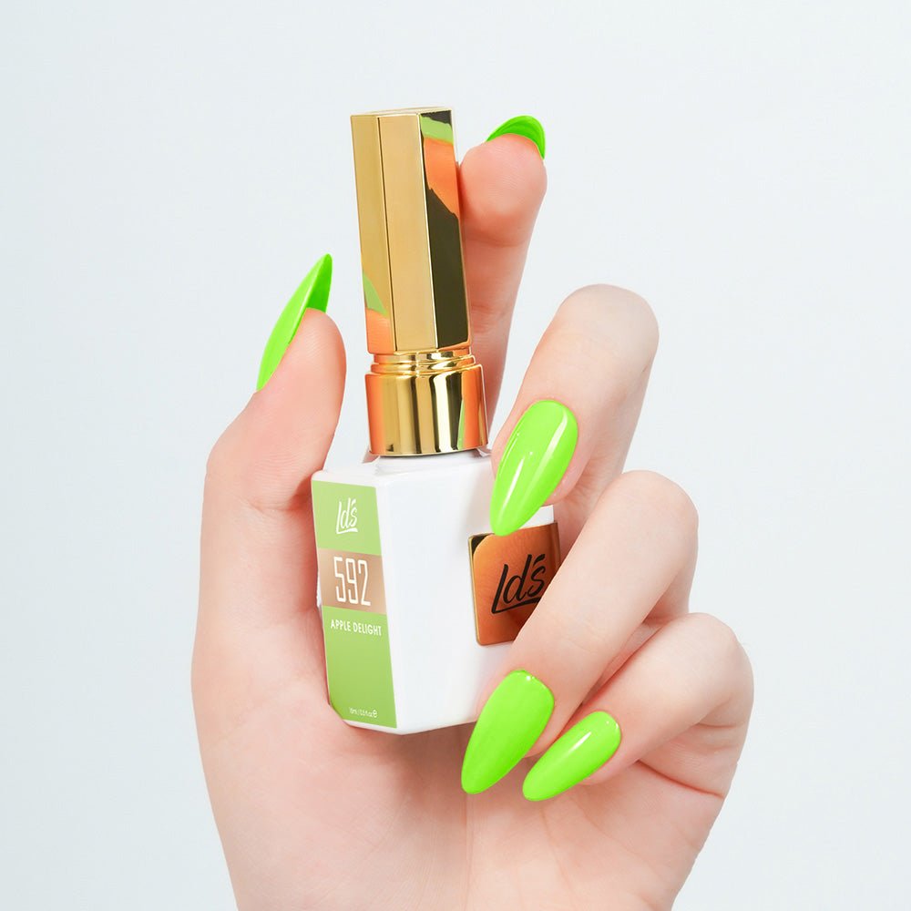 LDS Color Craze Gel Nail Polish - 592 Apple Delight - 0.5oz - DTK Nail Supply