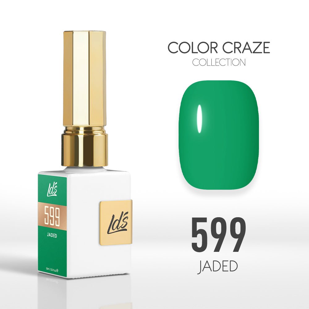 LDS Color Craze Gel Nail Polish - 599 Jaded - 0.5oz - DTK Nail Supply