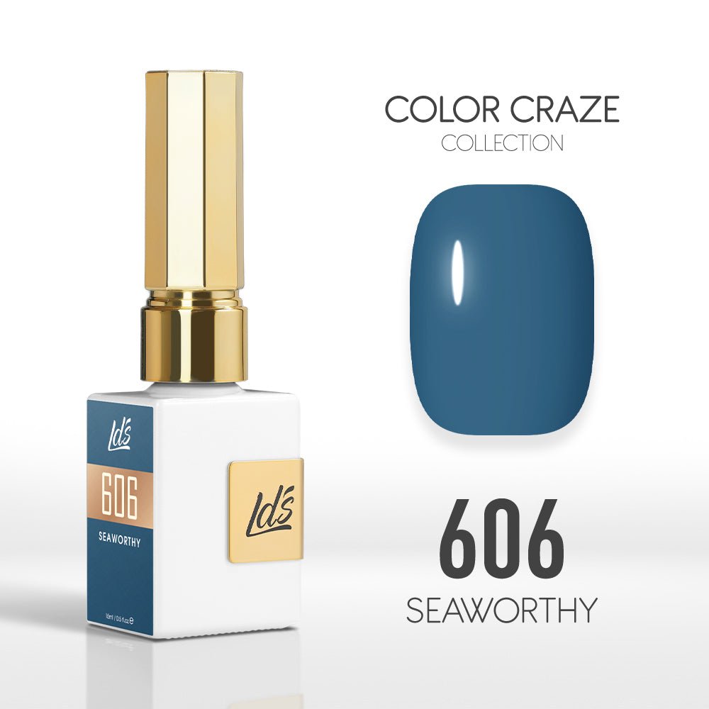 LDS Color Craze Gel Nail Polish - 606 Seaworthy - 0.5oz - DTK Nail Supply