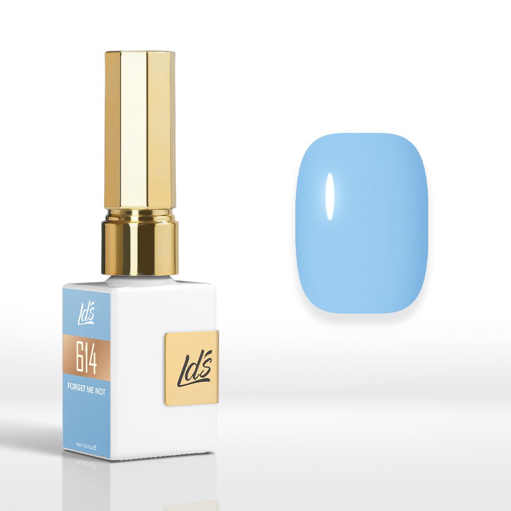LDS Color Craze Gel Nail Polish - 614 Forget Me Not - 0.5oz - DTK Nail Supply