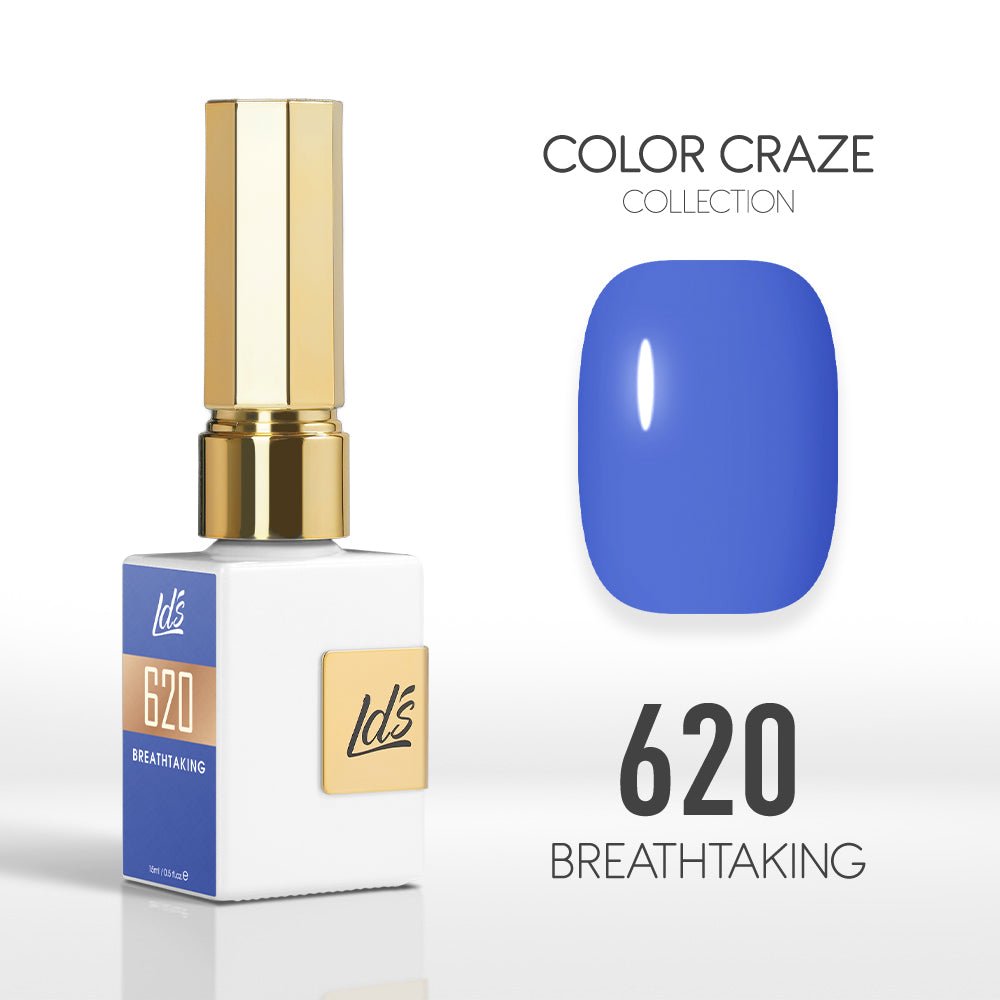 LDS Color Craze Gel Nail Polish - 620 Breathtaking - 0.5oz - DTK Nail Supply