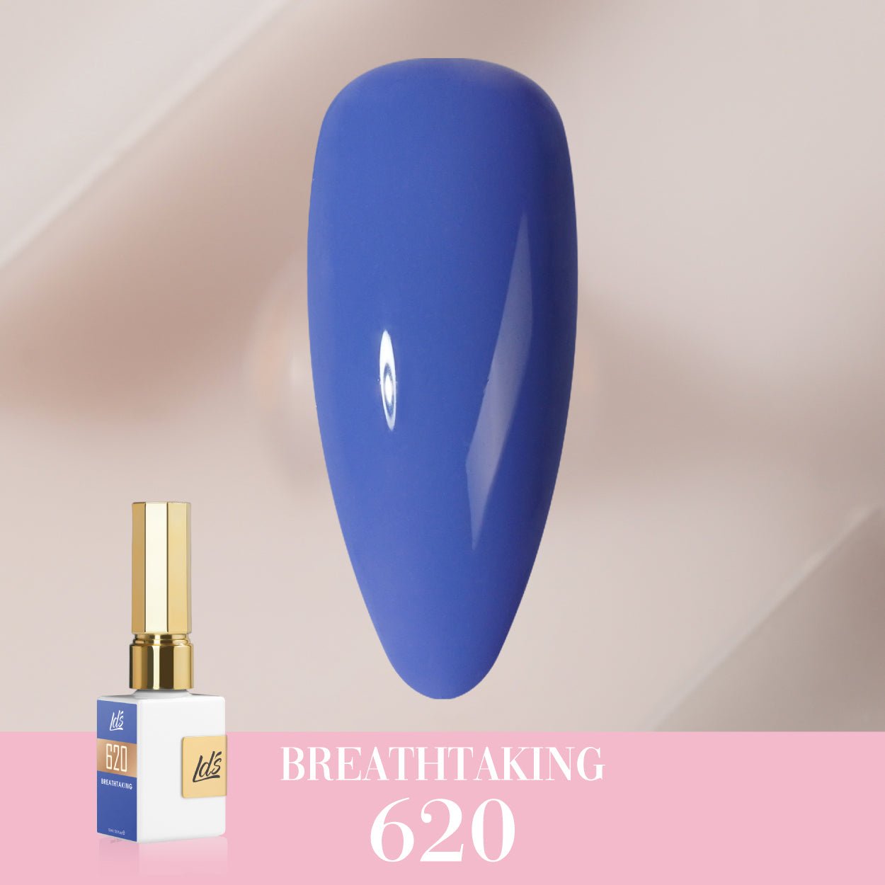 LDS Color Craze Gel Nail Polish - 620 Breathtaking - 0.5oz - DTK Nail Supply