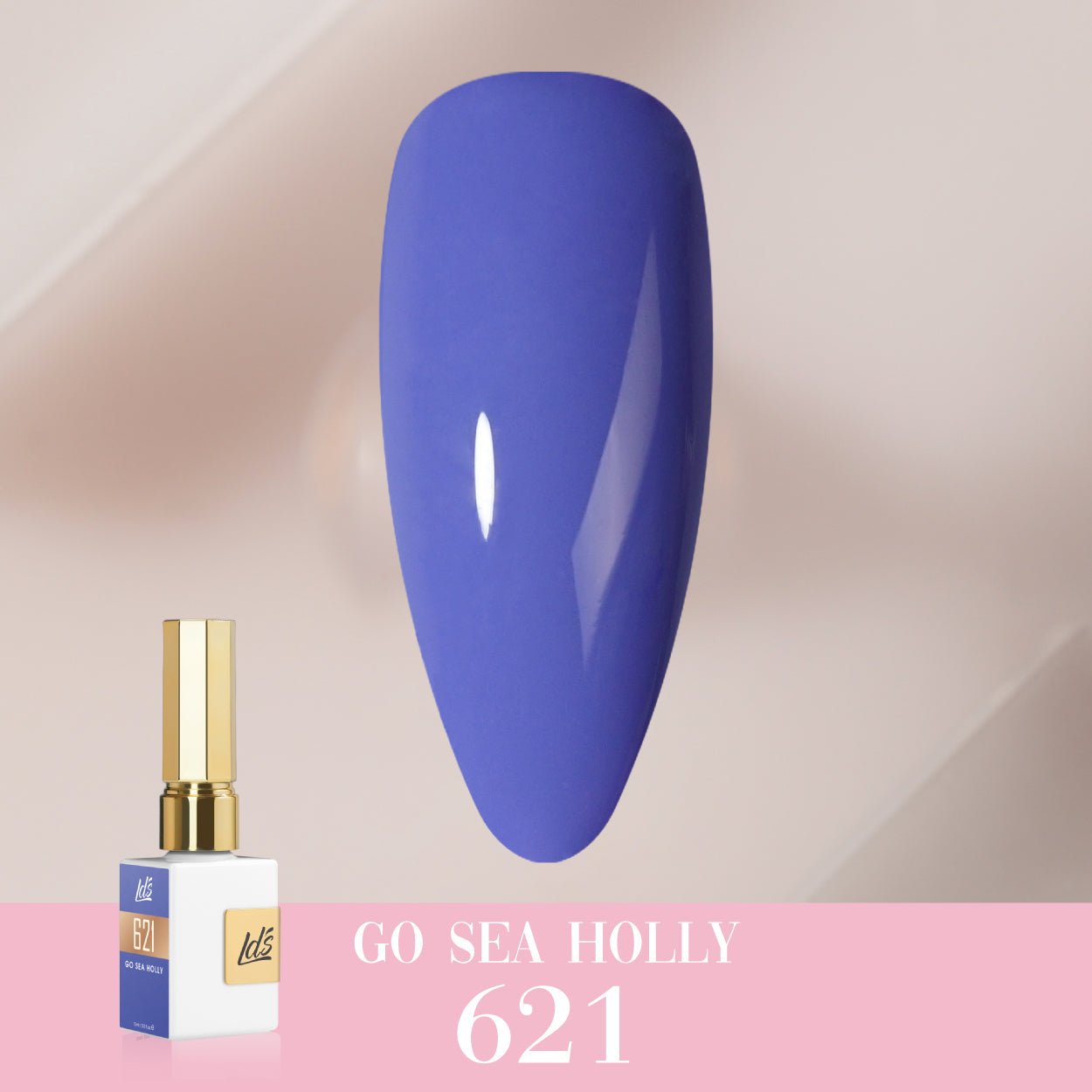 LDS Color Craze Gel Nail Polish - 621 Go Sea Holly - 0.5oz - DTK Nail Supply