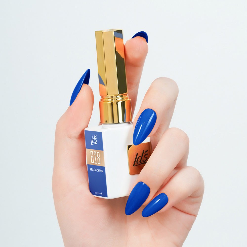 LDS Color Craze Gel Nail Polish - 628 Peacocking - 0.5oz - DTK Nail Supply