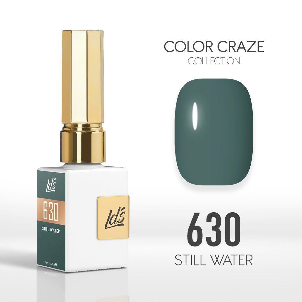LDS Color Craze Gel Nail Polish - 630 Still Water - 0.5oz - DTK Nail Supply