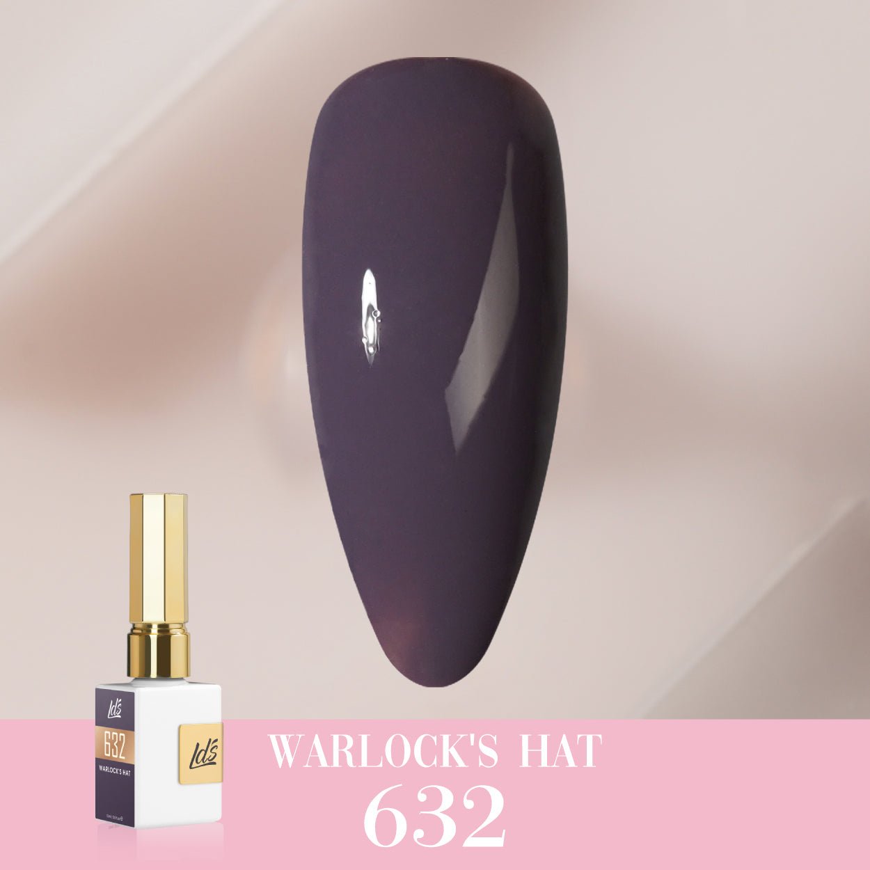 LDS Color Craze Gel Nail Polish - 632 Warlock's Hat - 0.5oz - DTK Nail Supply