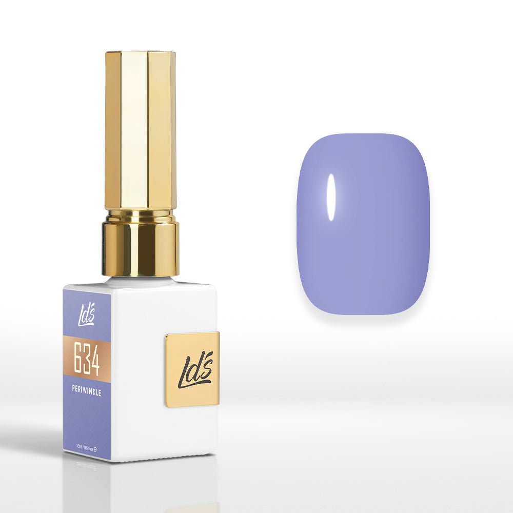 LDS Color Craze Gel Nail Polish - 634 Periwinkle - 0.5oz - DTK Nail Supply