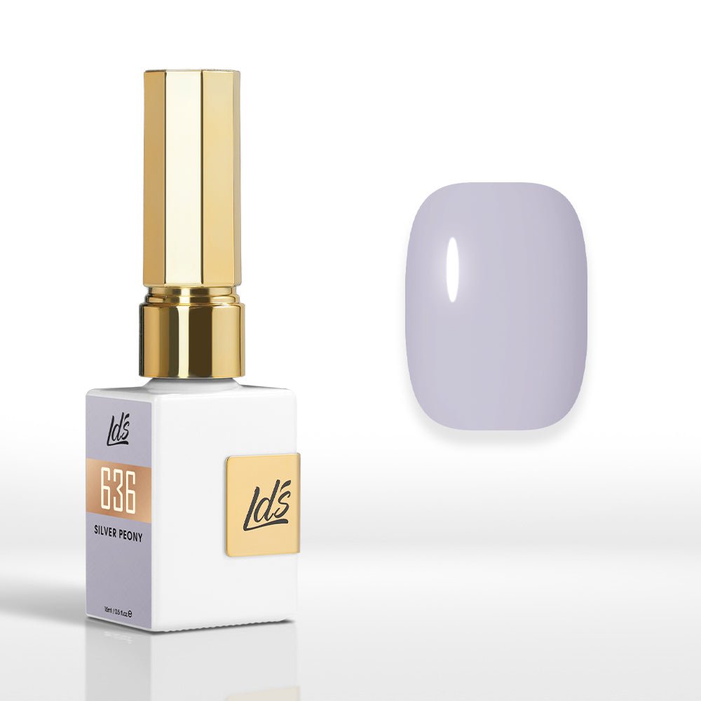 LDS Color Craze Gel Nail Polish - 636 Silver Peony - 0.5oz - DTK Nail Supply