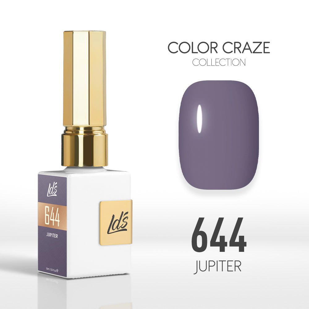 LDS Color Craze Gel Nail Polish - 644 Jupiter - 0.5oz - DTK Nail Supply
