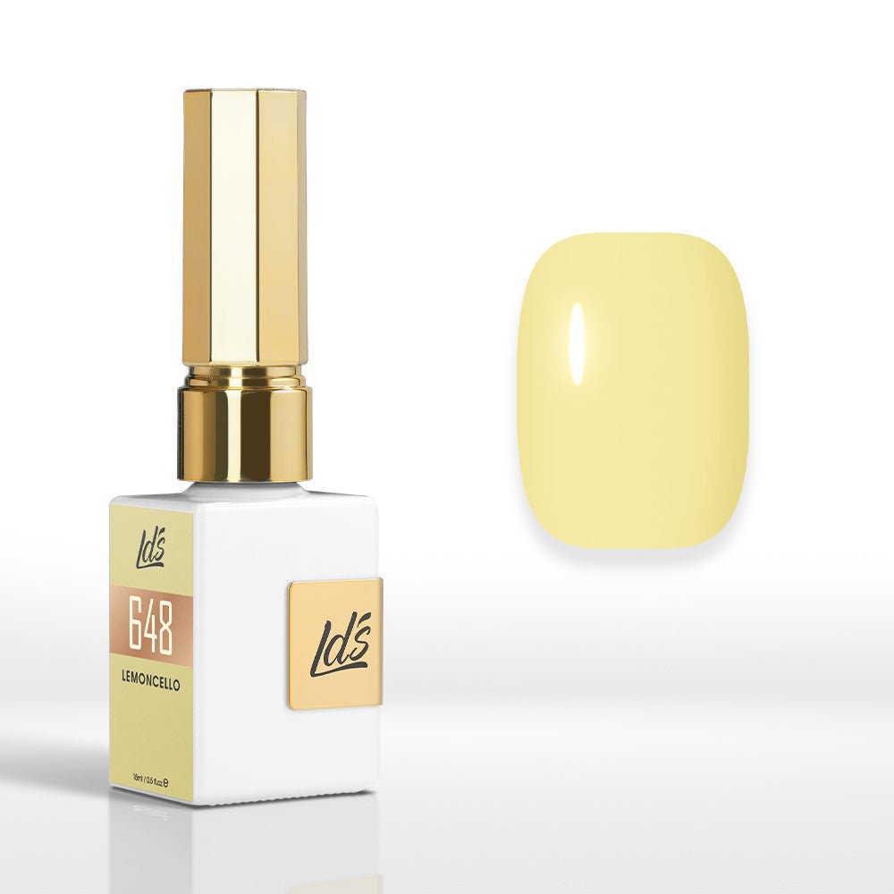 LDS Color Craze Gel Nail Polish - 648 Lemoncello - 0.5oz - DTK Nail Supply