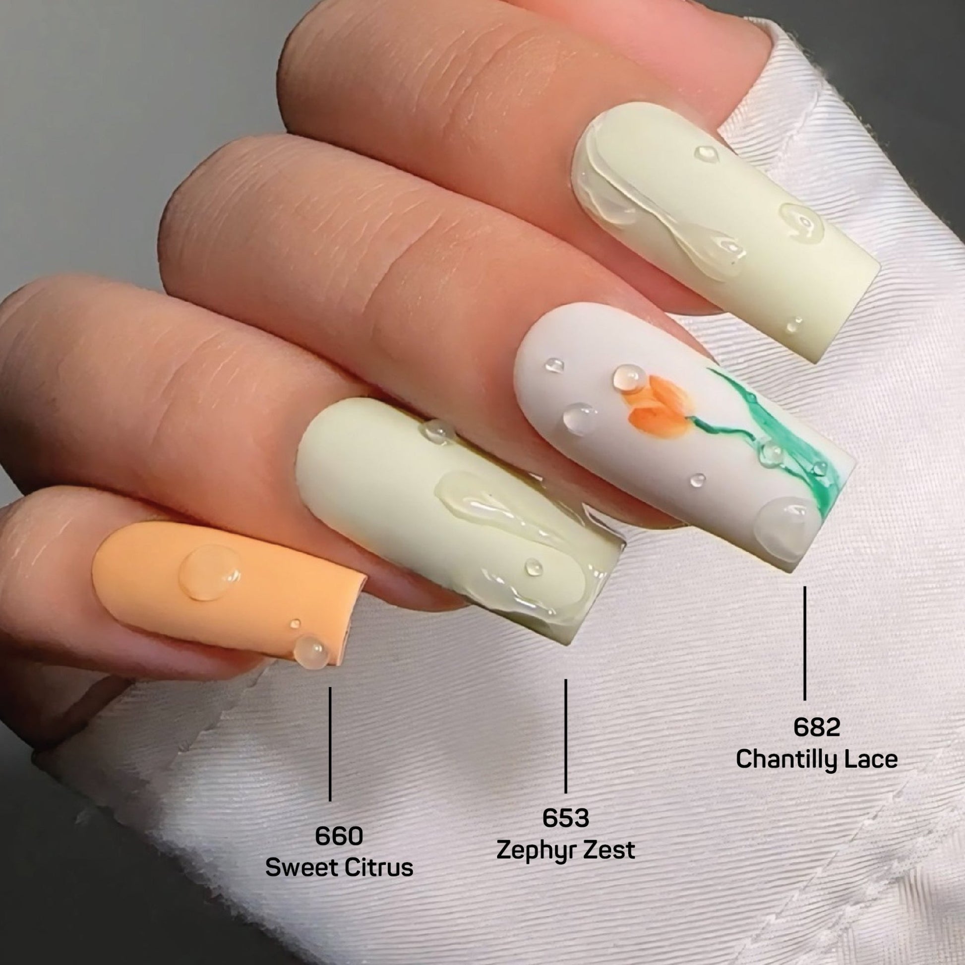 LDS Color Craze Gel Nail Polish - 653 Zephyr Zest - 0.5oz - DTK Nail Supply