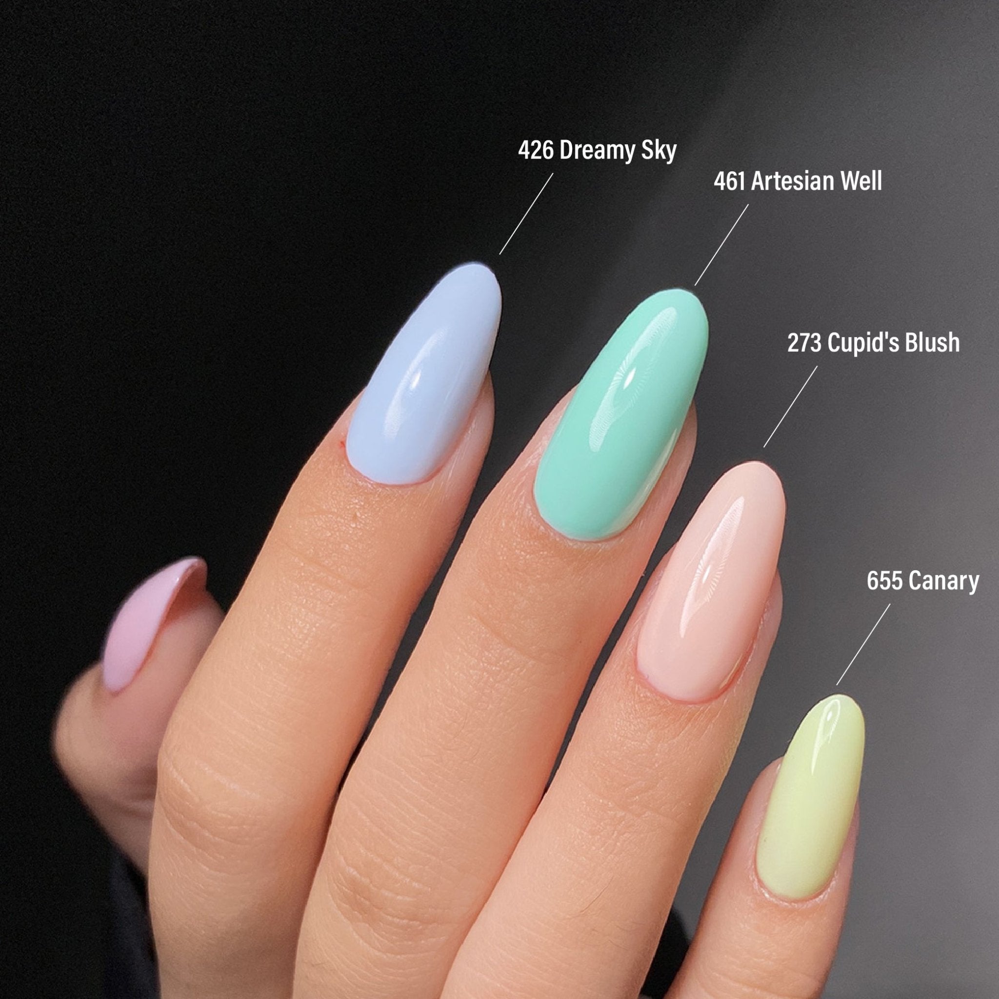 LDS Color Craze Gel Nail Polish - 655 Canary - 0.5oz - DTK Nail Supply