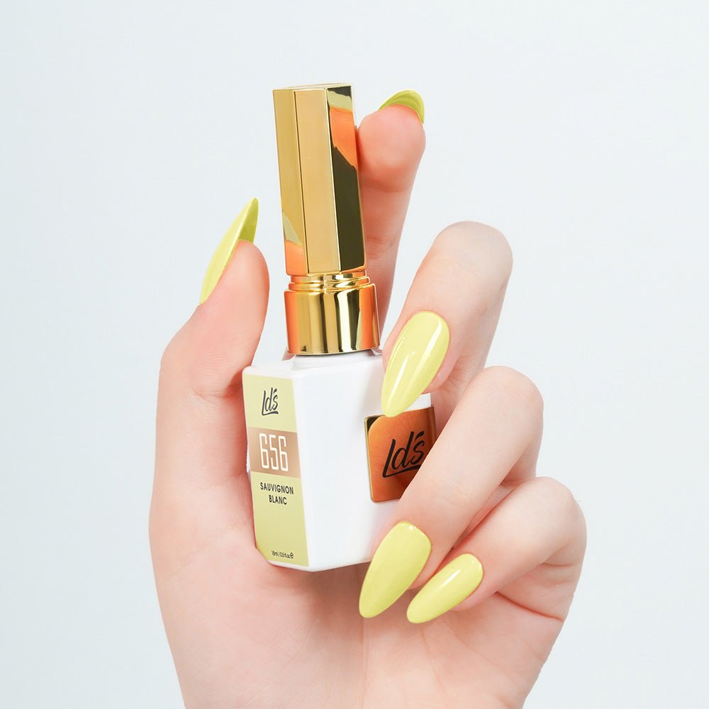 LDS Color Craze Gel Nail Polish - 656 Sauvignon Blanc - 0.5oz - DTK Nail Supply