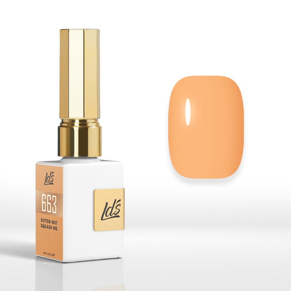 LDS Color Craze Gel Nail Polish - 663 Butter - nut Squash Me - 0.5oz - DTK Nail Supply