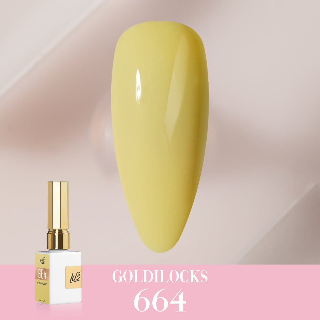 LDS Color Craze Gel Nail Polish - 664 Goldilocks - 0.5oz - DTK Nail Supply