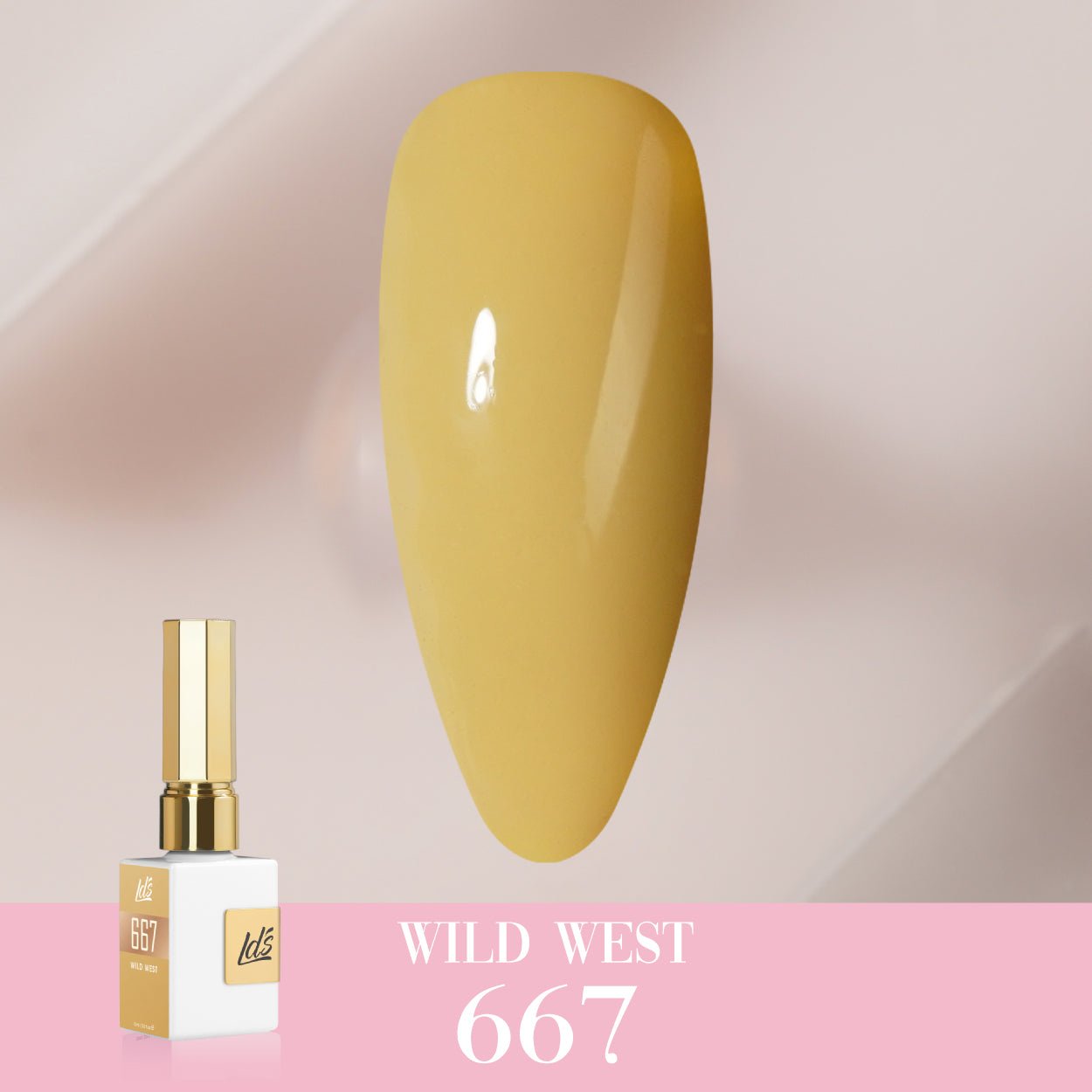 LDS Color Craze Gel Nail Polish - 667 Wild West - 0.5oz - DTK Nail Supply