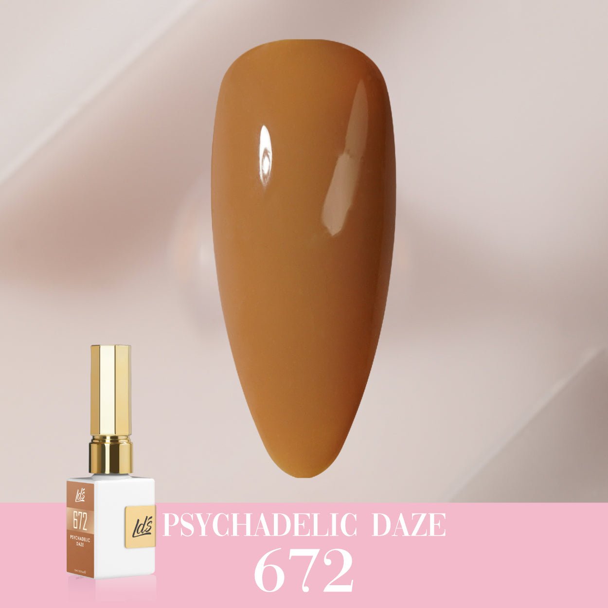 LDS Color Craze Gel Nail Polish - 672 Psychadelic Daze - 0.5oz - DTK Nail Supply