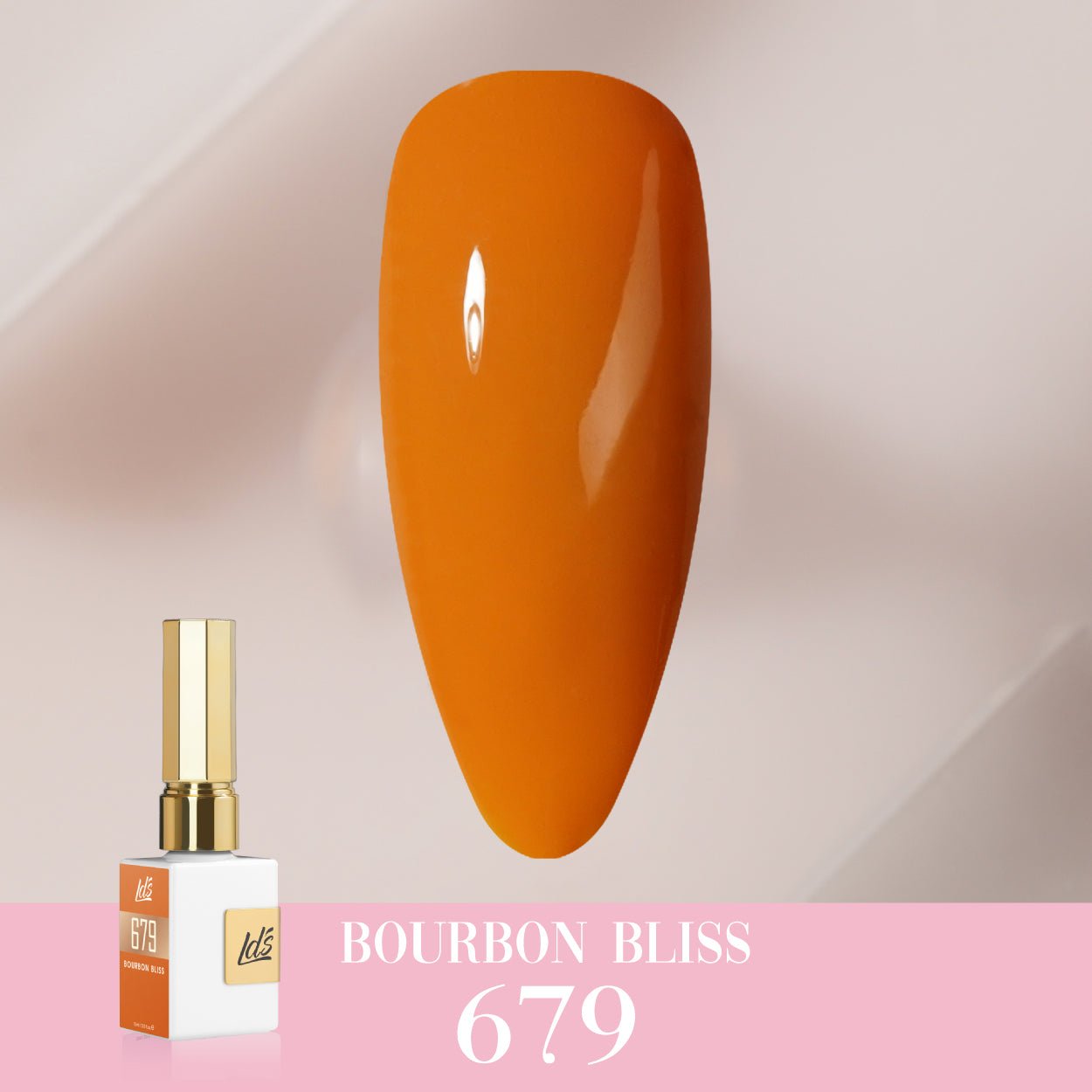LDS Color Craze Gel Nail Polish - 679 Bourbon Bliss - 0.5oz - DTK Nail Supply