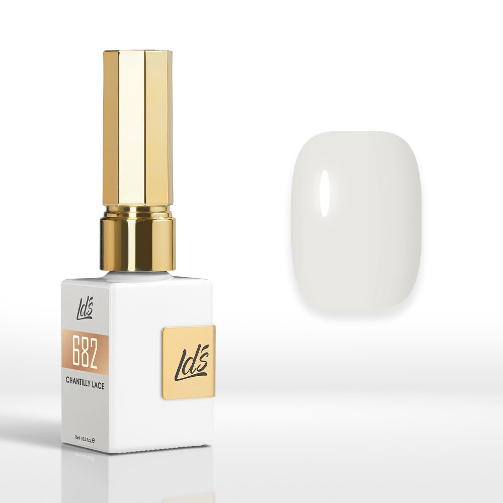 LDS Color Craze Gel Nail Polish - 682 Chantilly Lace - 0.5oz - DTK Nail Supply