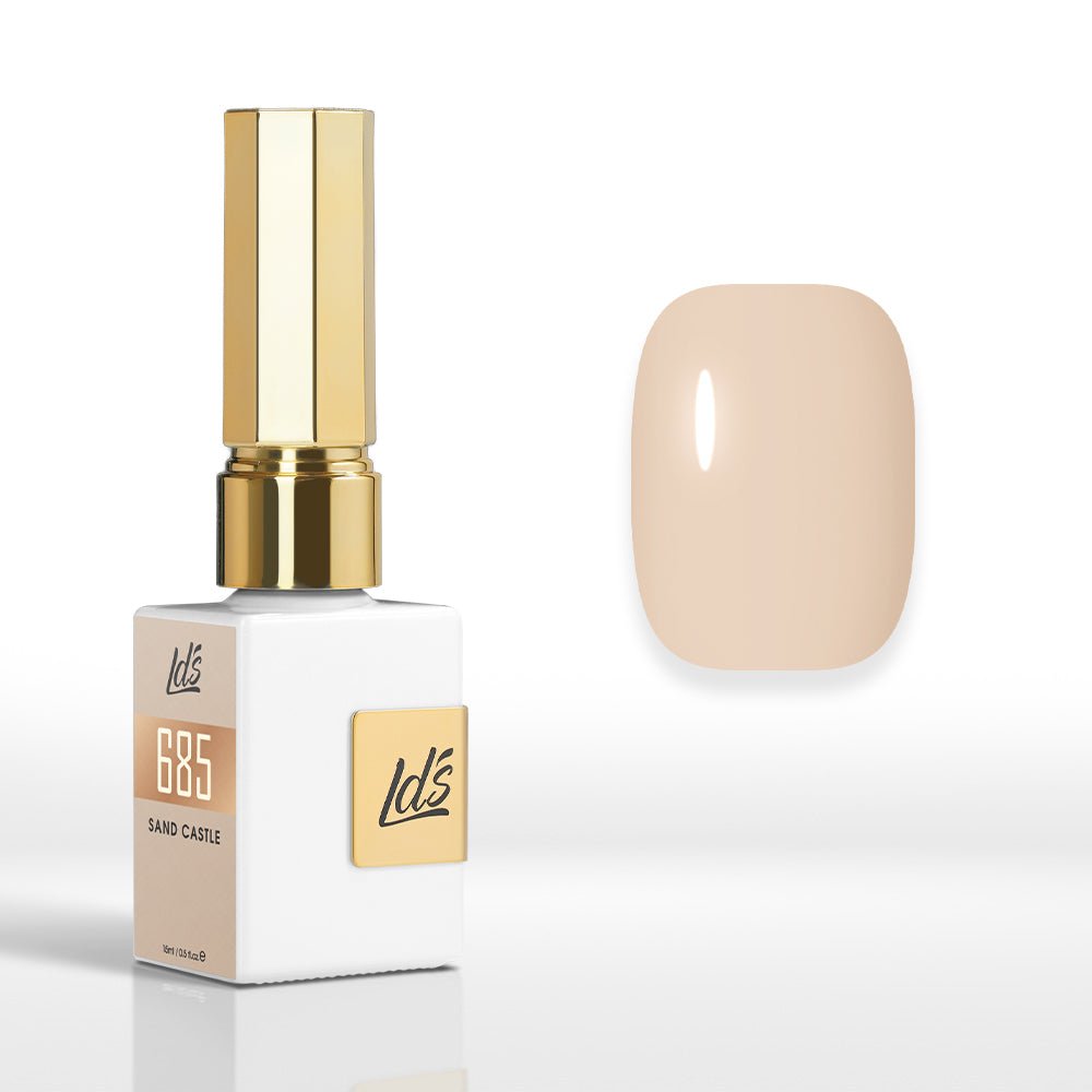 LDS Color Craze Gel Nail Polish - 685 Sand Castle - 0.5oz - DTK Nail Supply