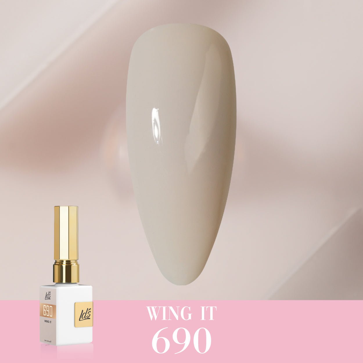 LDS Color Craze Gel Nail Polish - 690 Wing it - 0.5oz - DTK Nail Supply