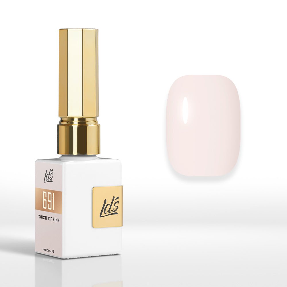 LDS Color Craze Gel Nail Polish - 691 Touch of Pink - 0.5oz - DTK Nail Supply