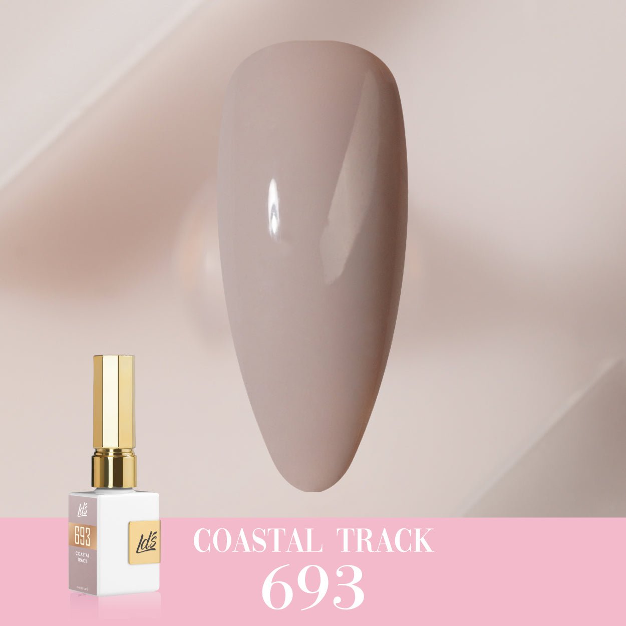 LDS Color Craze Gel Nail Polish - 693 Coastal Track - 0.5oz - DTK Nail Supply